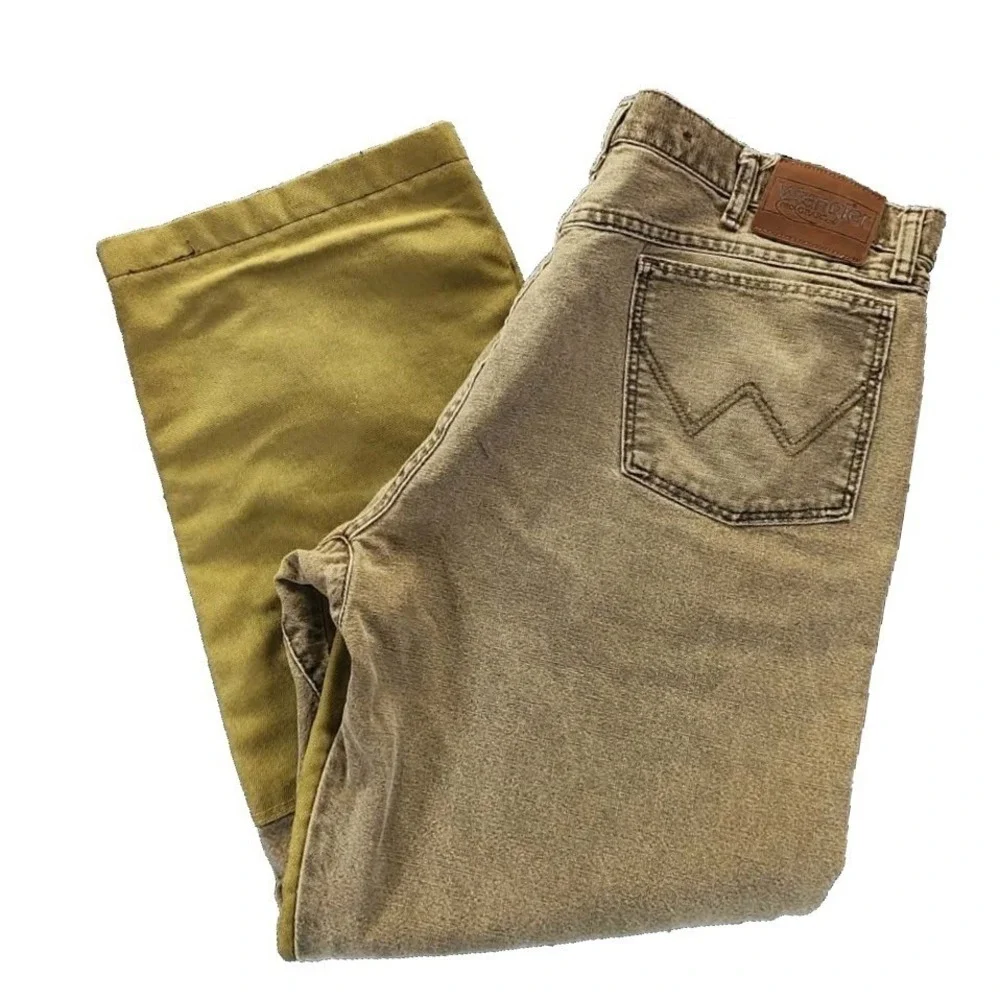 Wrangler ProGear‎ Upland Hunting Pants Mens 38x30 Brown Tan Brush Canvas EUC